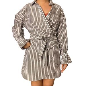 Express- Long Sleeves Shirt Dress- Women’s Small